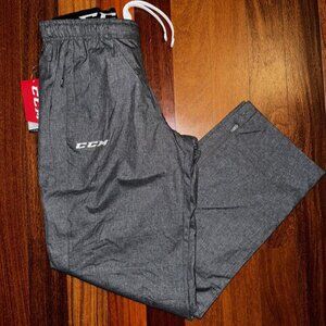 Men's Small ~ Grey CCM TEAM Hockey Active/Training/Warm-Up Pants PN5591 ~ NWT!